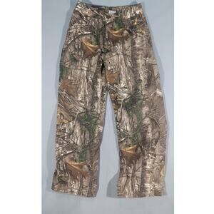Carhartt Womens Realtree Xtra Camo Hunting utility Pants Size 12 relaxed baggy